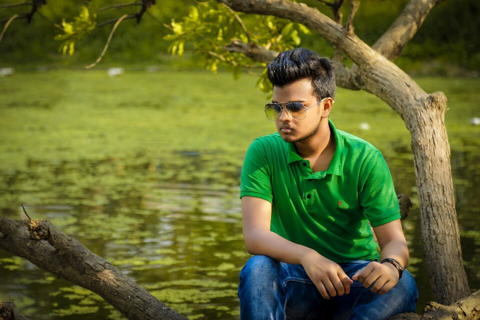 Portrait boy fashion
