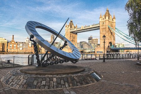 Sundial england bridge photo