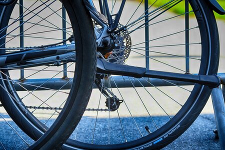 Bicycle pedal blue bike