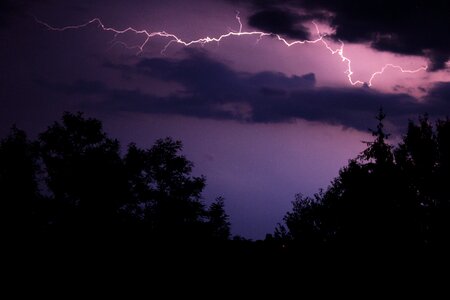 Lightning flash thunder photo