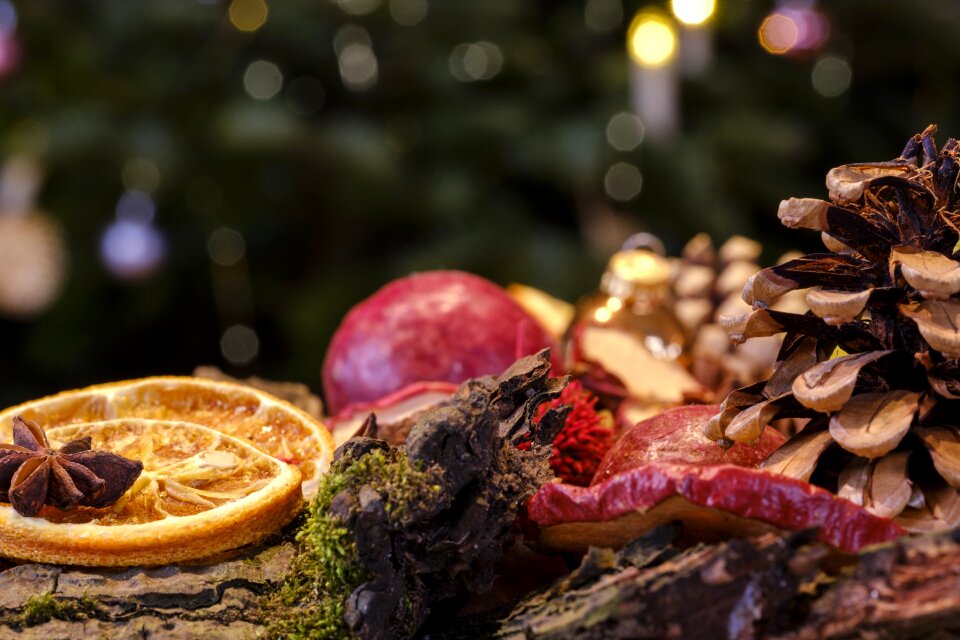 Wine eight advent christmas decoration