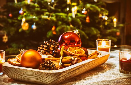 Wine eight advent christmas decoration