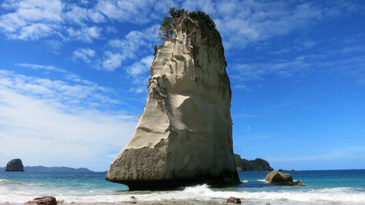 Travel ocean rock