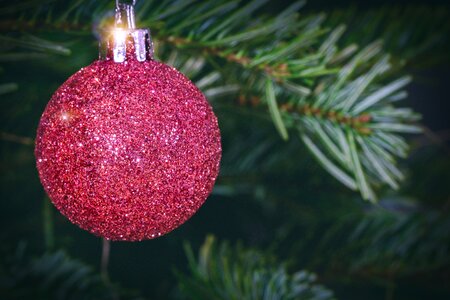 Tree decorations ball christmas bauble photo