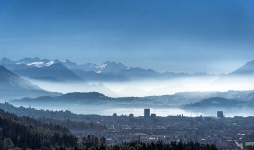 Landscape mountains switzerland