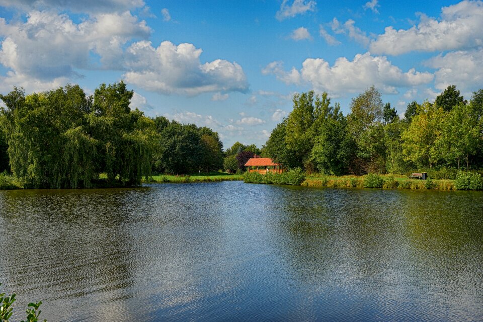 Blue badesee clouds