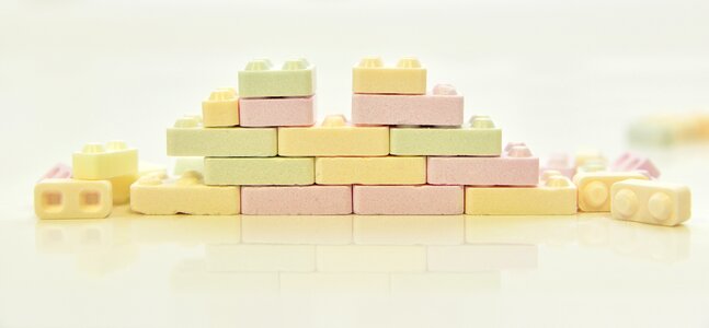Plug-in bricks colorful toys