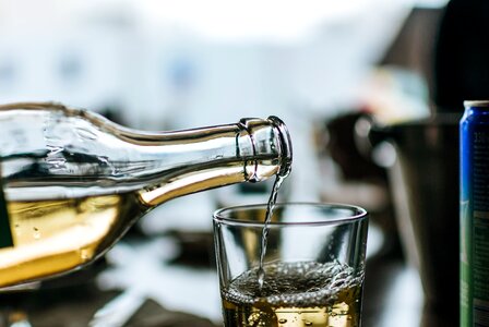 Drink glass bottle