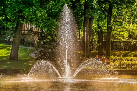Water feature wet waters