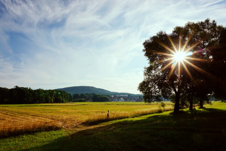 Sunrise nature skies