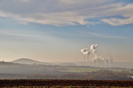 Industry pollution smoke
