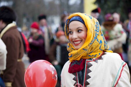 Holiday costume folk photo