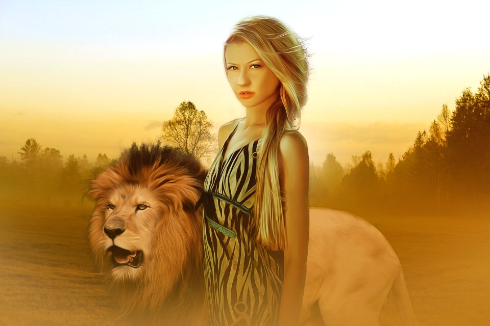 Girl female beauty