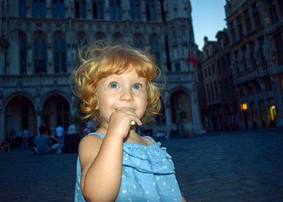 Cute portrait childhood