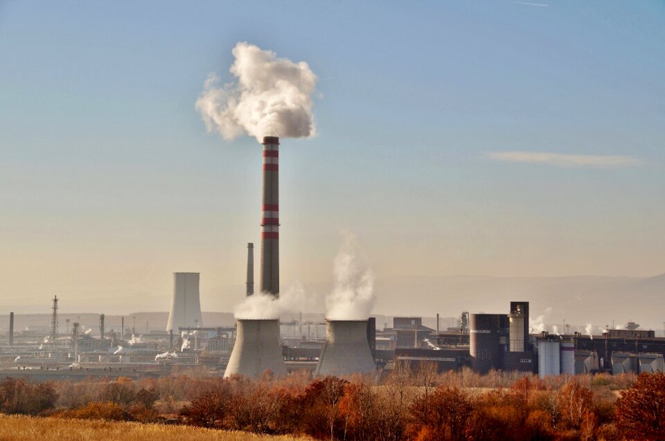 Industry pollution smoke
