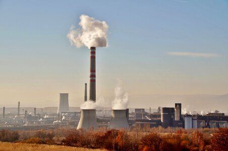 Industry pollution smoke