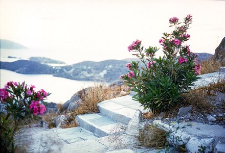 Cyclades mediterranean island