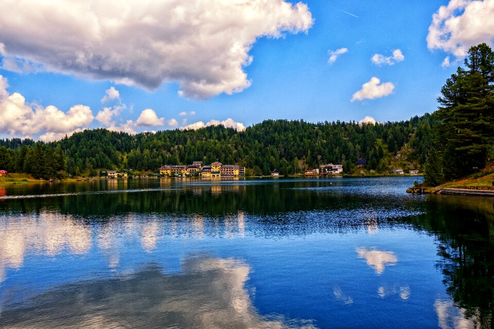 Water sky clouds