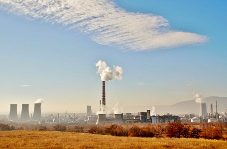Industry pollution smoke