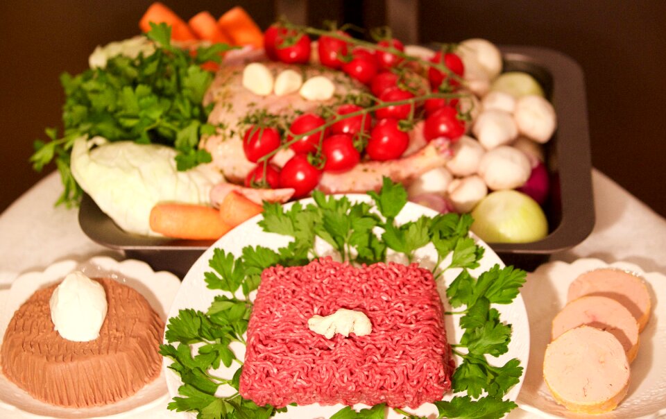 Preparation food tasty