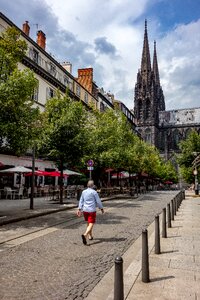 Urban buildings church