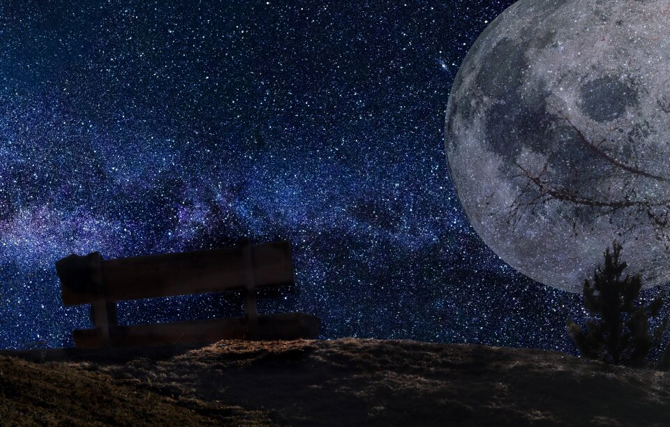 Space astronomy night