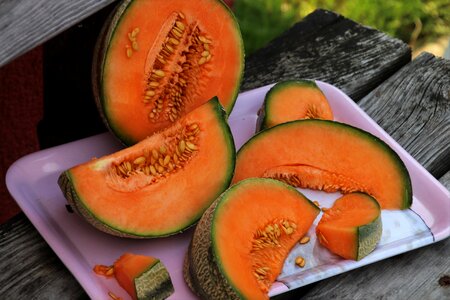 Healthy sliced fresh