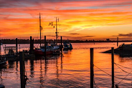 Port elbe water photo