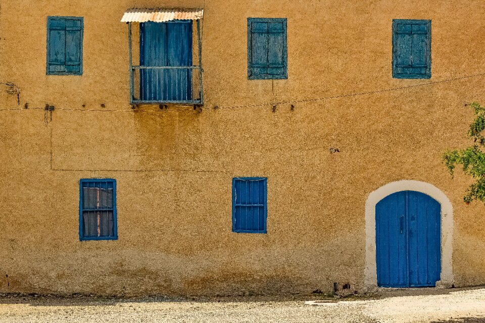 Old building facade