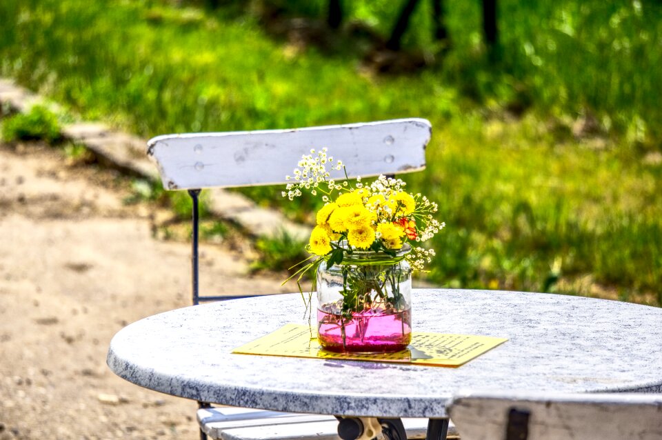 Restaurant garden decoration
