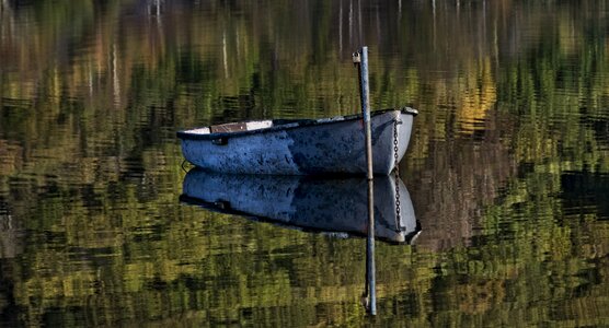 Reflections boat lake