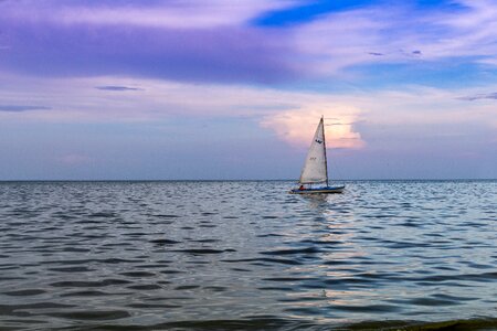 Ocean relaxation sky