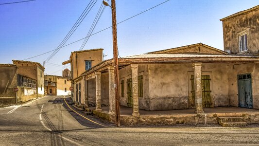 Architecture decay village