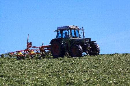 Field meadow landtechnik photo