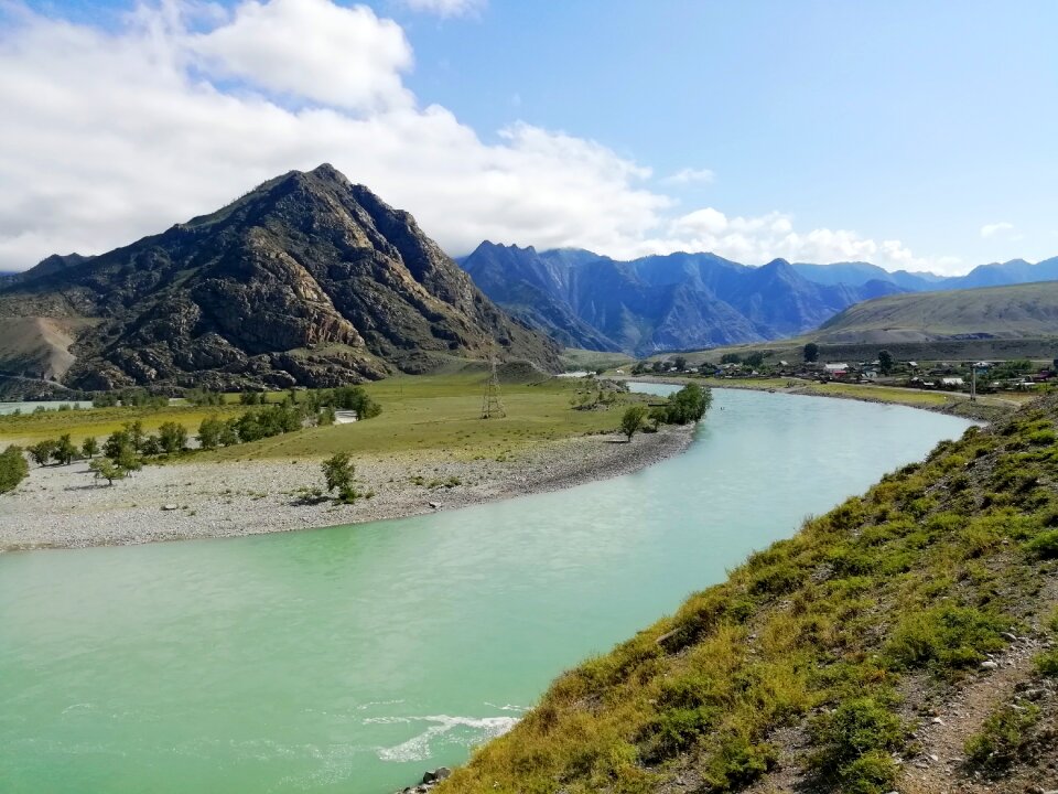 Summer landscape travel