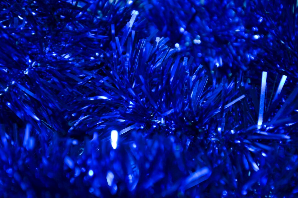Brilliant blue holiday