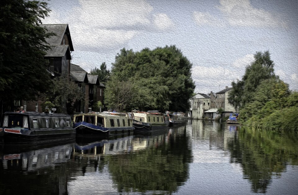 Canal narrowboats longboat
