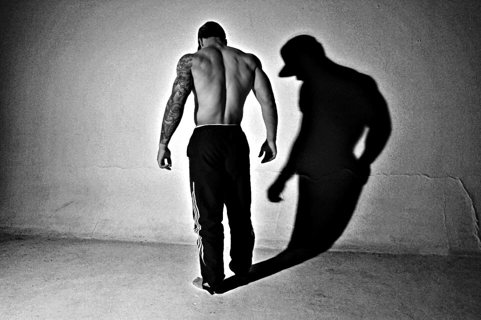Athlete biceps body