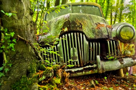 Old rust stainless karre