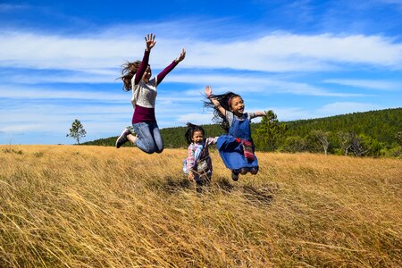 Girl woman happiness photo