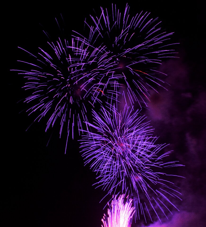 Light colorful the festival