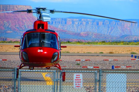 Flying rotor copter photo