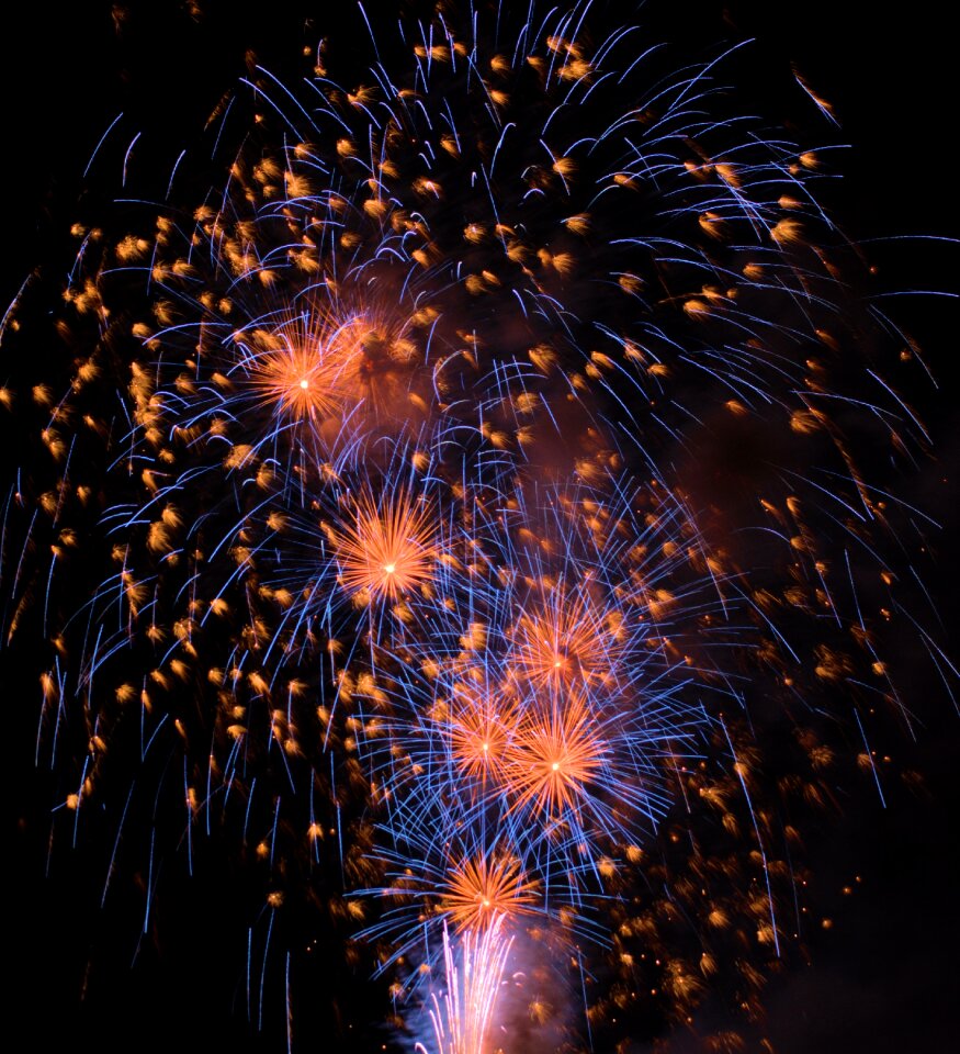 Light colorful the festival