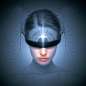 Futuristic science fiction surreal
