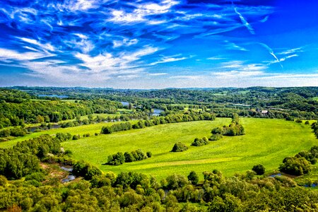 Distant view spring view photo