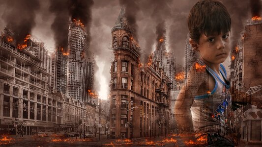 Face boy destruction