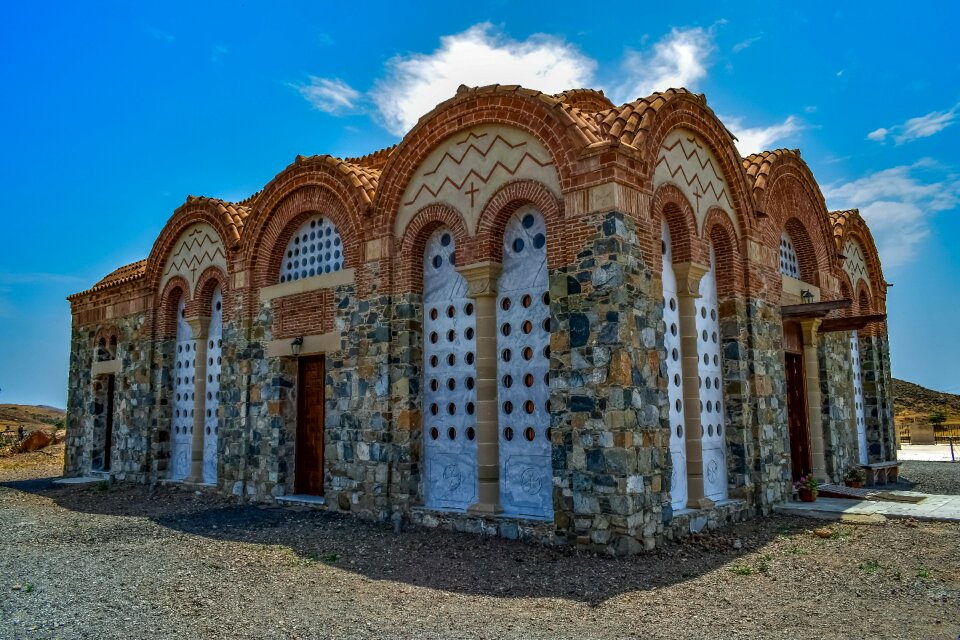 Building monastery stone photo