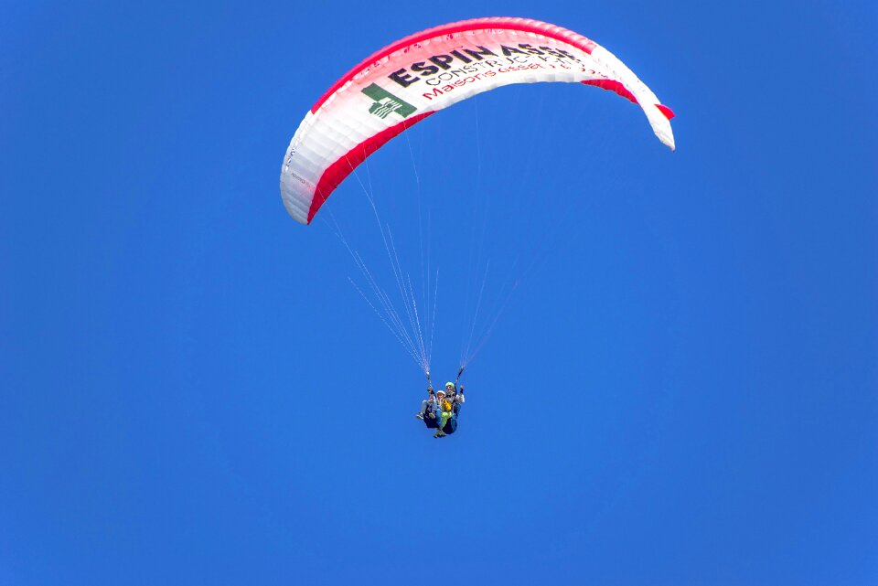 Sport fly blue sky
