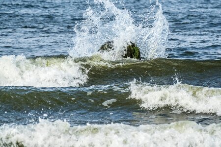 Rock sea nature photo