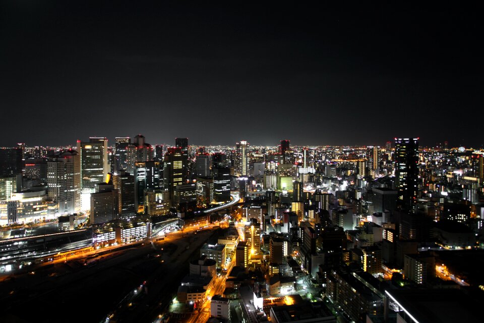 Urban skyline cityscape photo